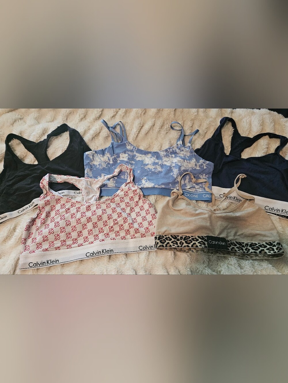 Calvin Klein Assorted Bralette Pack (5 Bras Included)